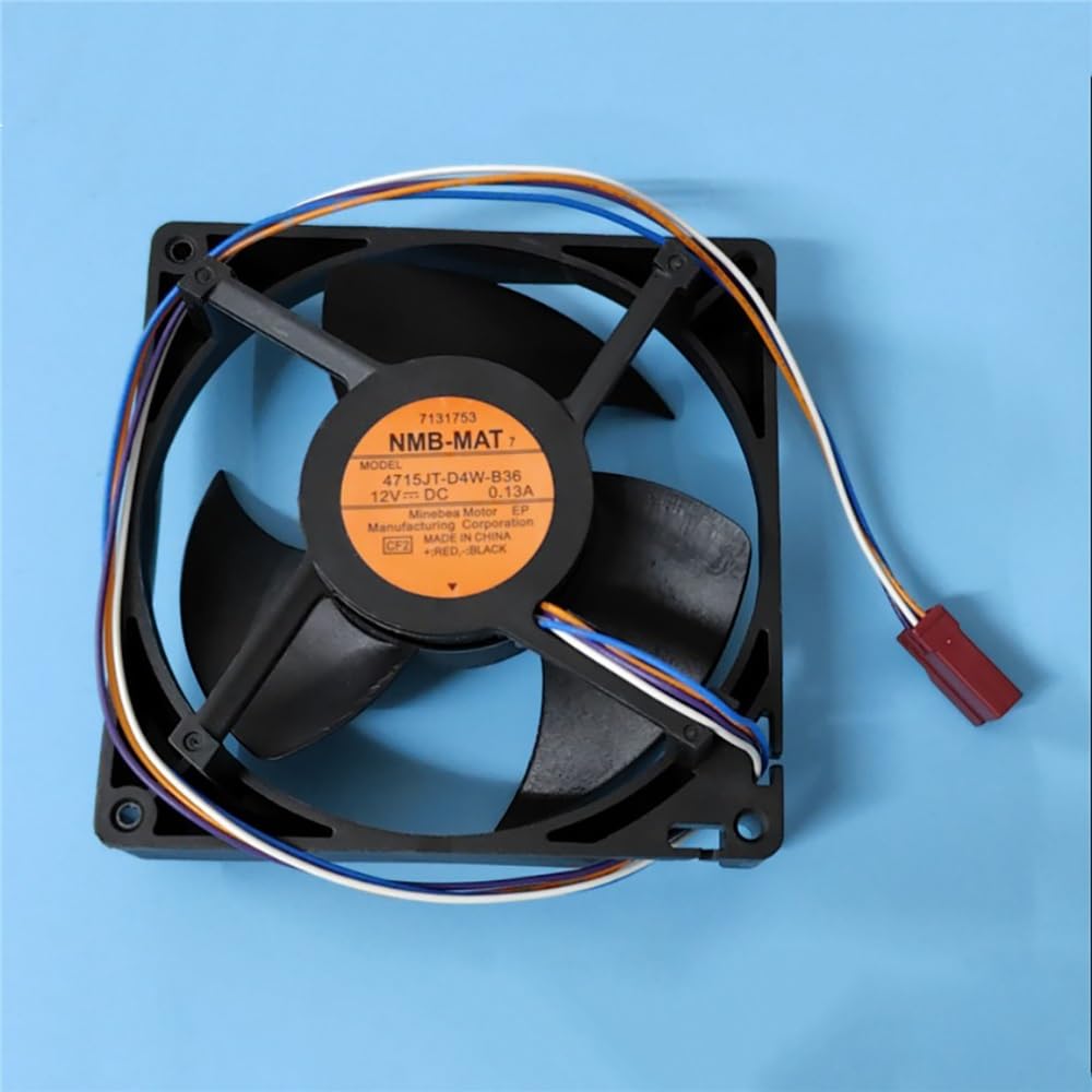 1pc 12cm NMB Ventilateur Moteur 4715JT-D4W-B36 Ultra Silencieux réfrigérateur Refroidisseur Ventilateur 12V 0.13A étanche Ventilateur de Refroidissement