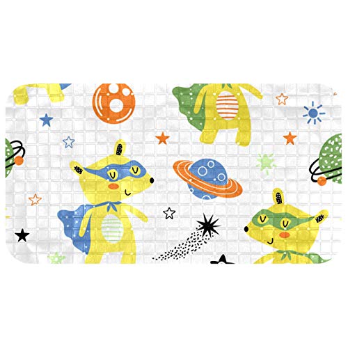 Tapis de bain baignoire sécurisé pour tout-petits avec ventouses