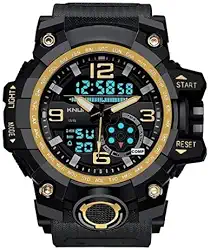 Relogio Masculino Shock Esportivo Grande Resistente À Água