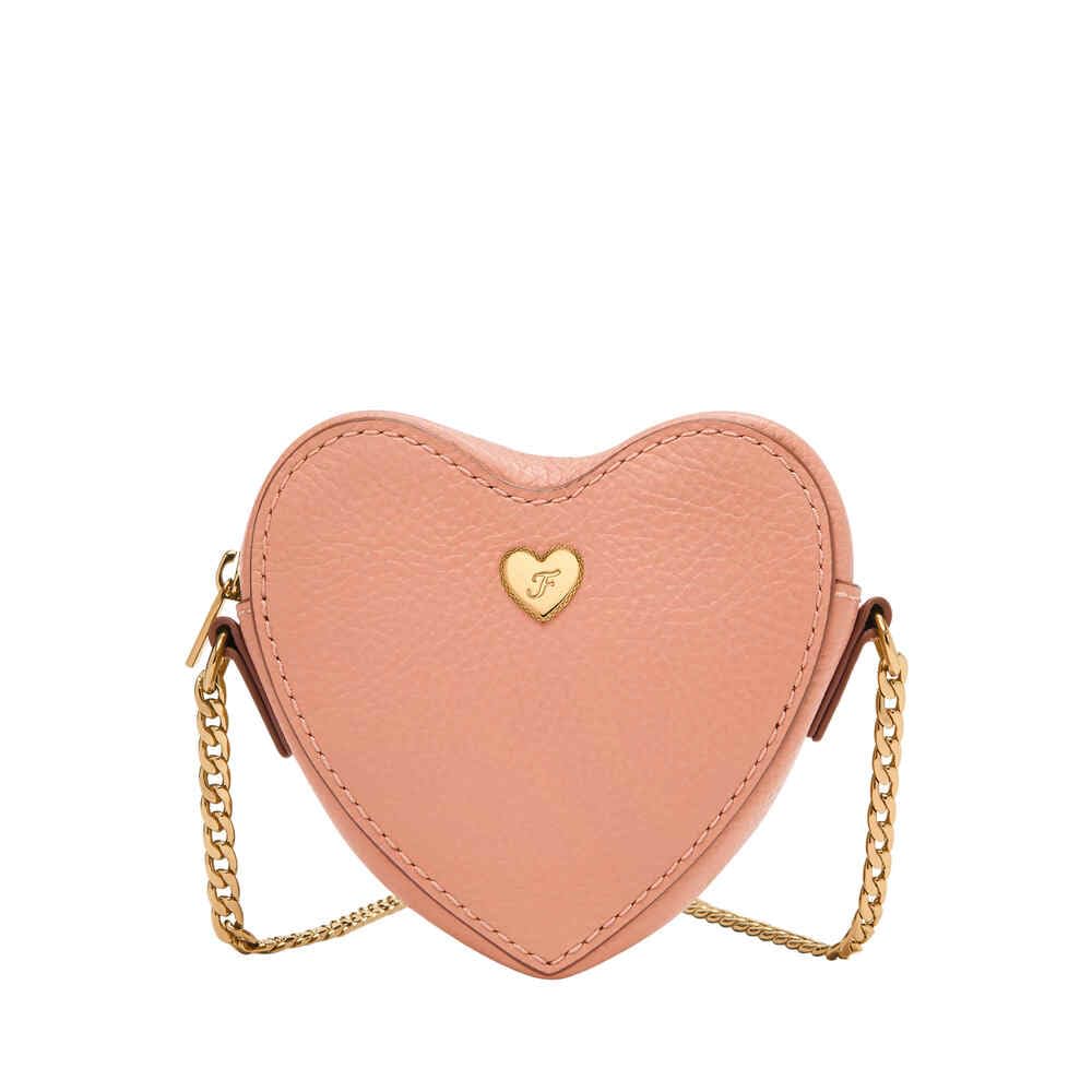 Fossil Damen Orange Vday Portemonnaie Aus Leder Oder Polyester Für 10.8 Cm L X 3.81 Cm W X 10.16 Cm H