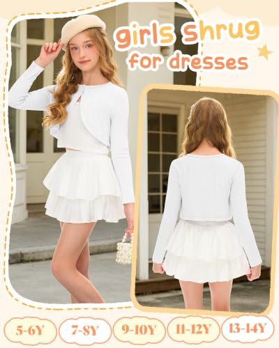 Image of Girls Uniform Long Sleeve Knitted Cardigan