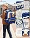 Amythe Schultasche Jungen 2-5. Klasse, Atmungsaktiv Leichte Kinder Rucksack, 24L Ergonomischer Schulranzen für Jungen Grundschule Mit Süßen Anhänger, Lässiger Schulrucksack, Blau