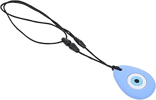 Toyvian 1Pc Silicone Dentes Goma Colar Simples Brinquedo De Mastigar Brinquedos De Mastigar Do Bebê Mordedor De Bebê Sensorial Brinquedos Colar De Dentição Do Bebê Pingente De Mastigação