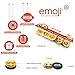 MORCART 54Pcs Emoji Refrigerator Magnets Fridge Magnets for Locker Whiteboard Decorative Magnets - Cute Funny Magnets for School Home Kitchen Office Gift for Teacher Family and Friend