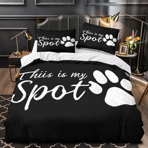 Housse de couette 140x200 super douce et respirante avec impression 3D moderne