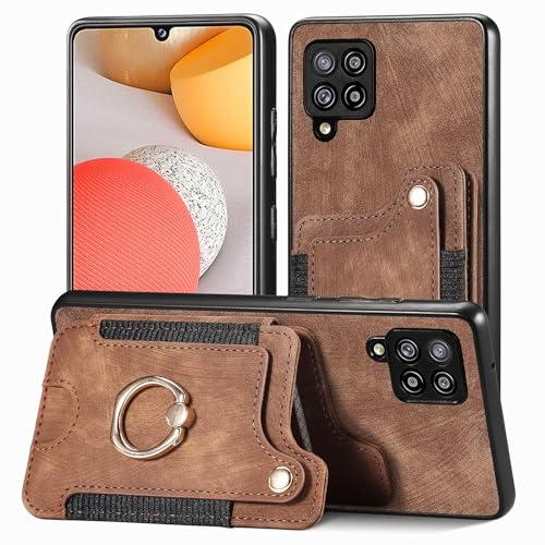 Étui en Cuir PU Premium pour Samsung A42 5G Finition Haute Protection