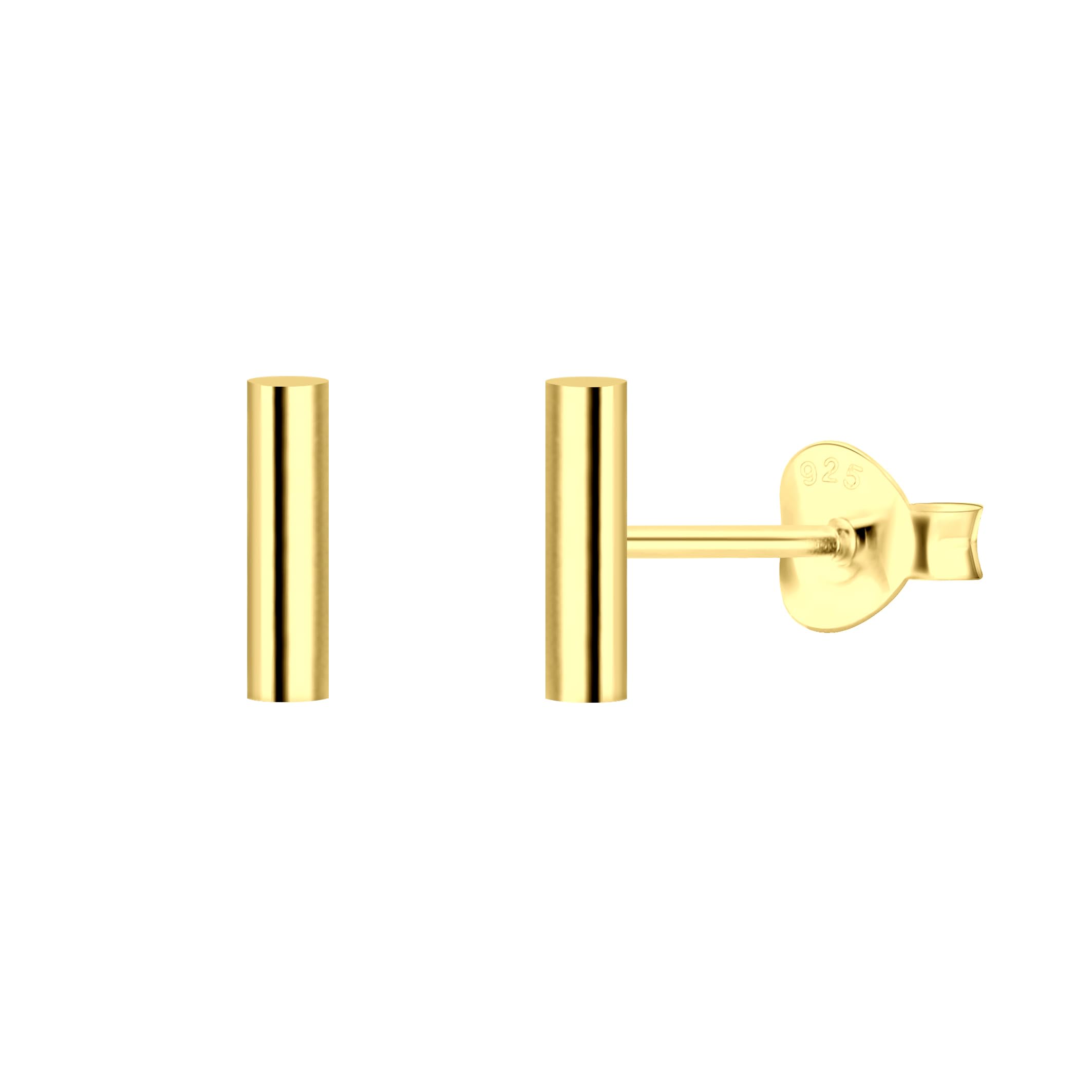 Premium Ohrstecker 925 Silber Stab 8mm