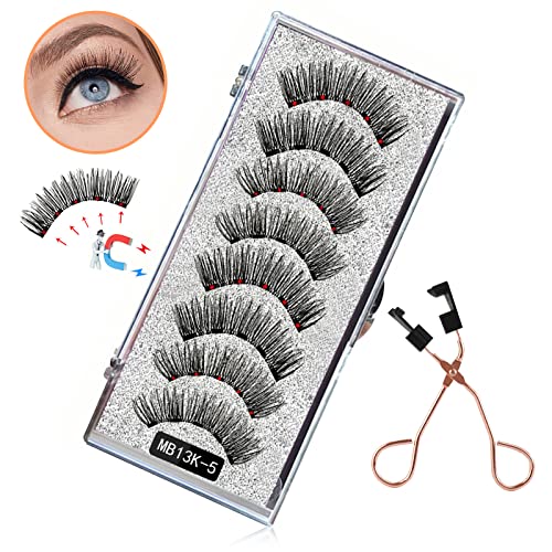 Dual Magnetic Eyelashes, Magnets False Eyelashes NO Eyeliner