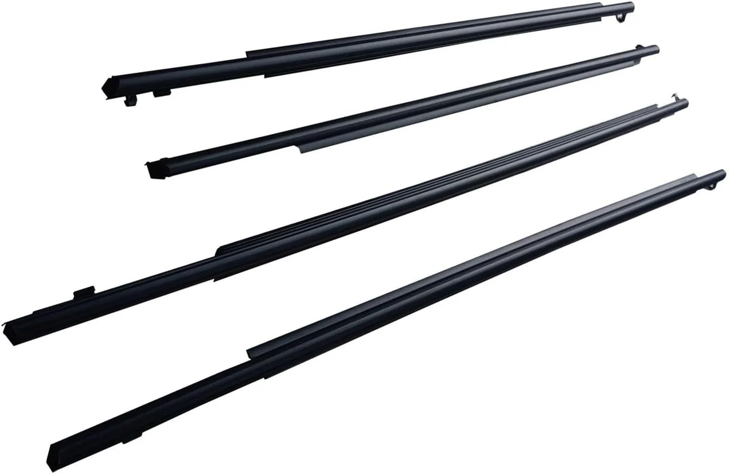 Car Door Edge Protector Car Side Window Weatherstrips Window Glass Rubber Sealing Strip Moulding for Toyota for Prius 2010-2015 Car Window Door Seals
