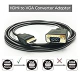 Este cable de HDMI a VGA dispositivo compatible: reproductores de DVD de alta definición, receptores de HDTV, televisores, proyectores, receptores A/V, y otros dispositivos equipados con HDMI.