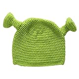 Handgemachte gestrickte Cosplay Mütze, ideal für Halloween / Weihnachtsfeiertag Party Dekoration.