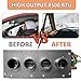 Aubingmotor Heater 4 Ports 8500 BTU 3 Speed Fan 80 CFM for Car Truck Boat RV (2022 new upgrade)