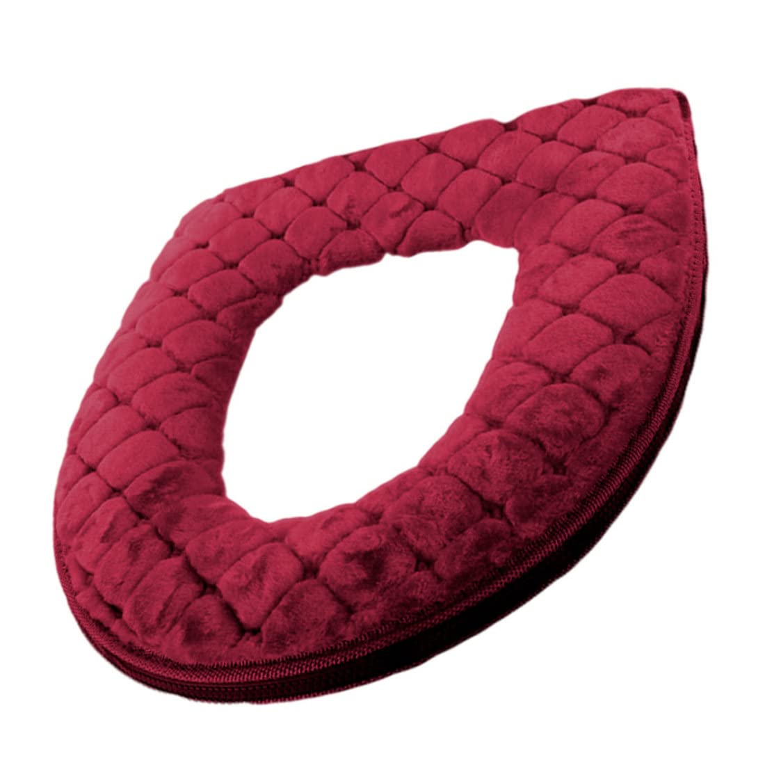 Cojín para asiento de inodoro lavable que aporta calidez a tu baño en invierno