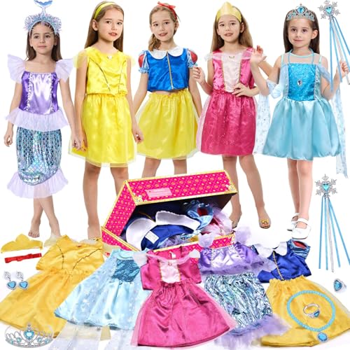 Disfraz de princesa para niñas 3-6 años