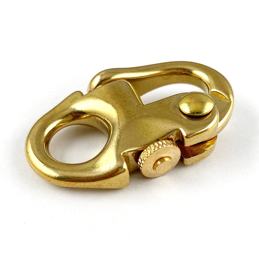 Amazon.co.jp: 【KAMONレザー】 スナップシャックル 真鍮製