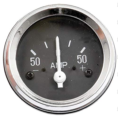 RAParts FAD10850A 50 Amp Chrome Ammeter 2
