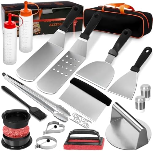 Kit de Démarrage 27 Pièces pour Plancha | Accessoires de Grill av...