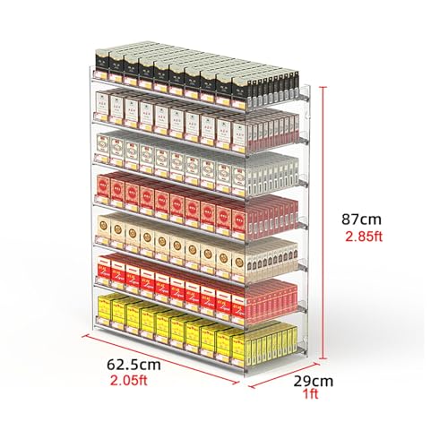 Expositor de Cigarrillos de Pared en Metacrilato Transparente de 62,5 cm 2