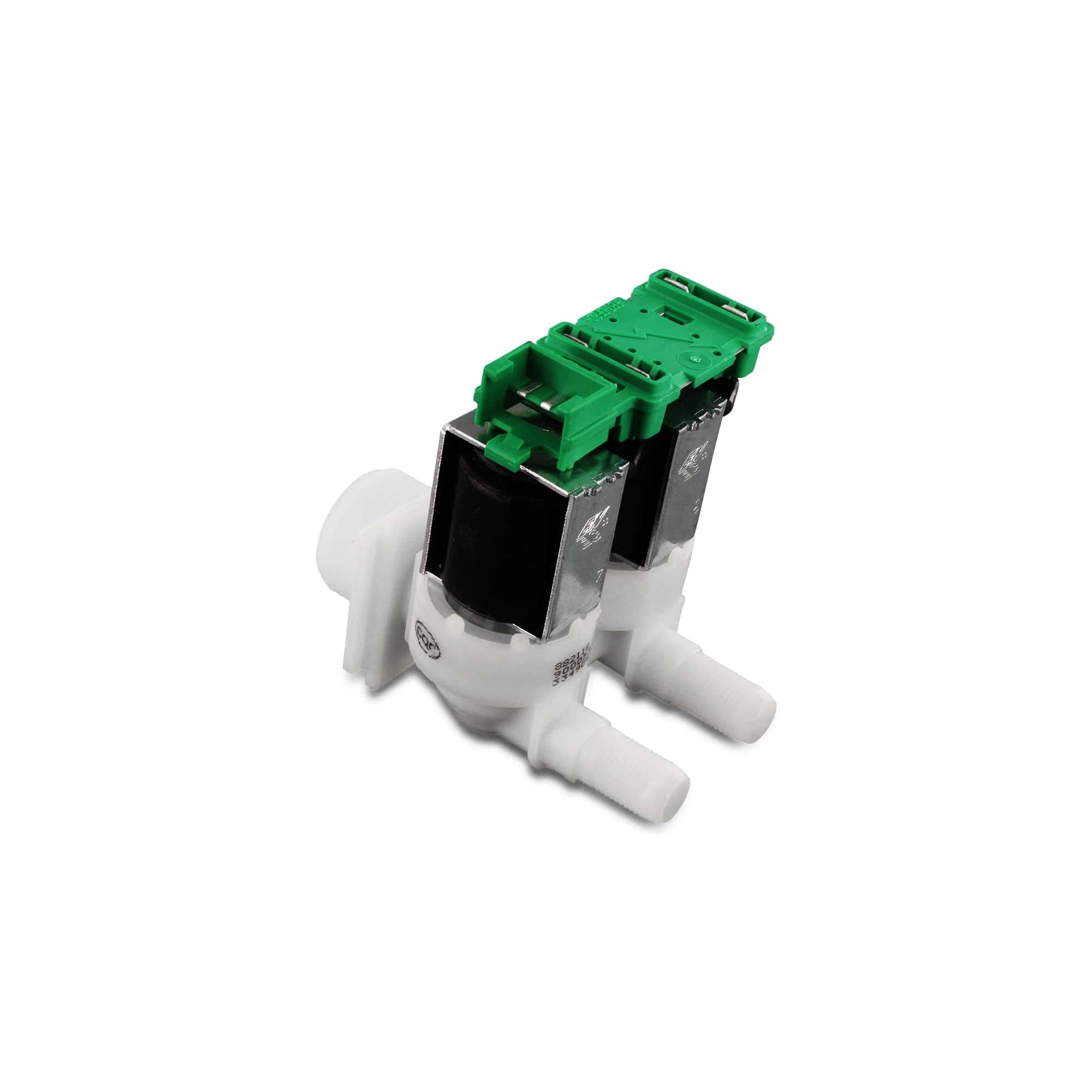 DL-pro Magnetventil für Bosch Siemens 428210 00428210 zweifach 180° 10,5mmØ Ventil Ablaufventil Wasserventil Wasserablaufventil für Waschmaschine