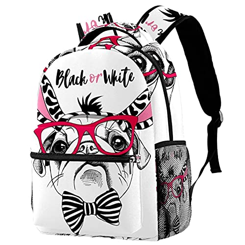 Sac à dos Corgi dessin animé multicolore pour filles et garçons
