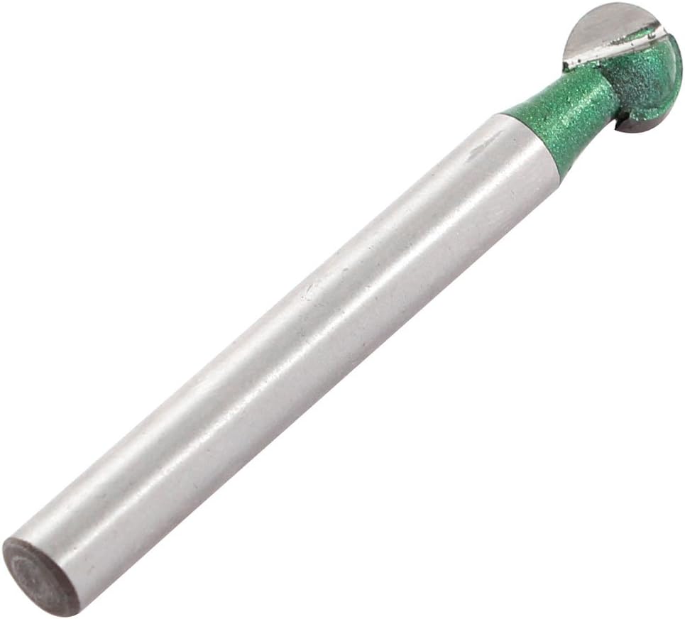 Aexit 1/4" Drill Hole Special Tool 5/16" Cutting Dia Carpenter Core Box Router Bit Woodwoking Tool Model:42as424qo174