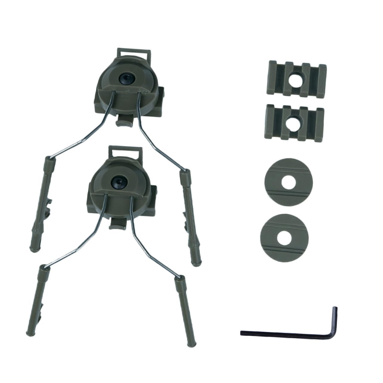 VANZACK Rail Rapide pour Équipement De Casque Accessoires De Casque Pièces Extérieures en Plein Rail Tête Pièces De Montage De s Adaptateur Fonctionnalité Fils