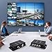EIMSOAH 4 Channel Video Multiplexer, Interference Resistance HD to Coaxial Cable Transmitter and Receiver with Hot Swap Plug and Play, for Video Surveillance System Up to 400m