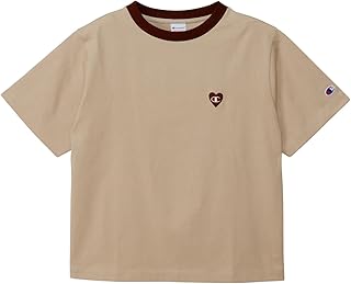 半袖Tシャツ 半袖 丸首 綿100% Relax Fit ビッグロゴ刺繍 ショートスリーブティーシャツ