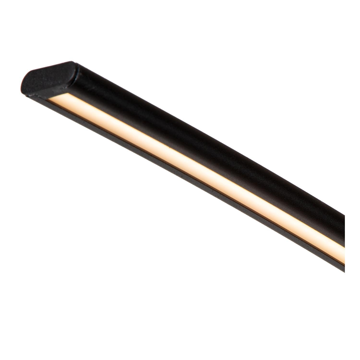 LUCIDE CURVE - Lampadaire arceau - LED Dim. - 1x15W 2700K - Noir