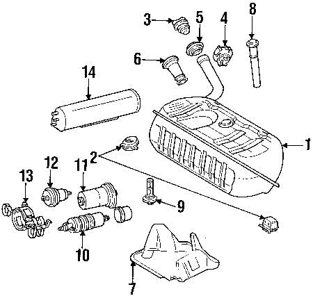 Mercedes-Benz 140 470 00 05, Fuel Tank Cap