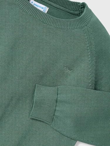 Mayoral Basic Cotton Jumper w/Round for Boys Fir3