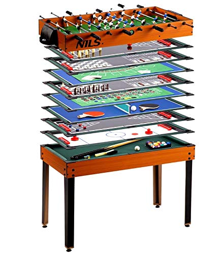 Timebreak Mesa multijuego con 15 Juegos HMS, Mesa 15 en 1 con Ben 15 Juegos diferentes!
