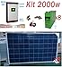 Produktbild Kit solar 48 V 2000 W Stunde Inverter 5000 Va MPPT 60 A Akku AGM tfs-2000ah