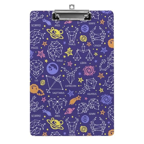 Porte-bloc A4 avec pince planchette porte-document clip profil bas