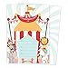 Carnival Circus Invitations Invite Cards (25 Count) with Envelopes and Seal Stickers Boys Girls Kids Party (25ct)
