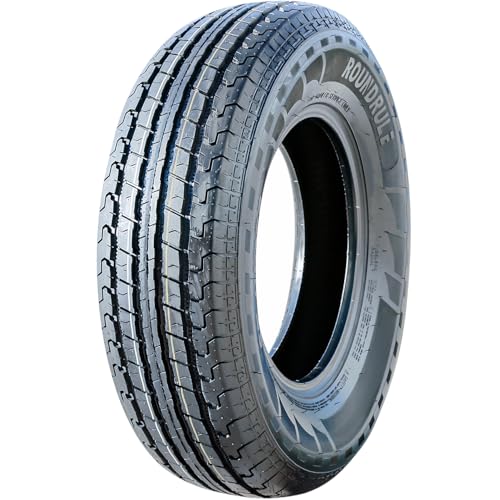 Roundrule ST Hikee Semi Steel Premium Trailer Radial Tire-ST235/80R16 235/80/16 235/80-16 124/120L Load Range F LRF 12-Ply BSW Black Side Wall
