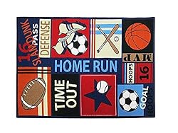 Kids room rugs Kids room decor sports rug
