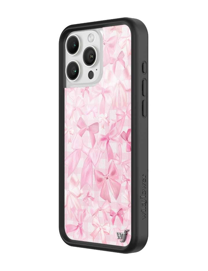 Image of Wildflower Cases - Compatible with iPhone 16 Pro Max | Protective Bumper, 6.5ft Drop Test Certified, Women Owned Small Business | Bow Beau