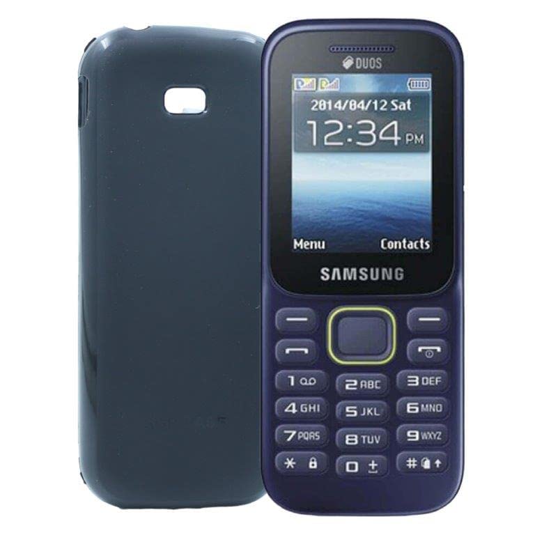 Silicone NPRC Case Ultra-Thin Slim Fit Phone Cases Soft Flexible Light Protective Back Cover for Samsung Guru Music 2 (B310E) - Black