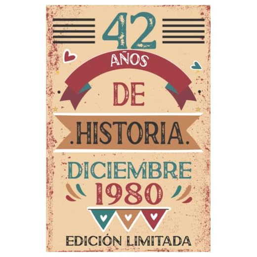 42 Años De Historia Diciembre 1980: Libro de visitas, cuaderno, 110 páginas de felicitaciones, idea de regalo, regalo Para la esposa, novia, mujer, La madre
