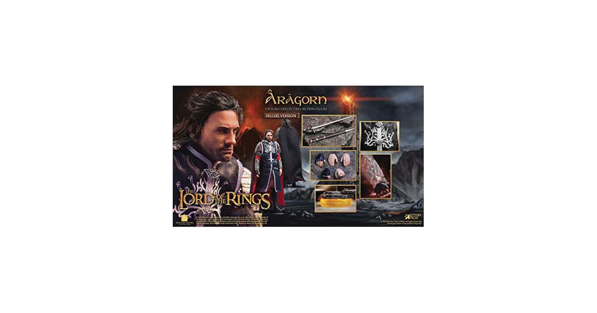 コレクションシリーズ、アグリアス、アエドン、ロドリゲッティー Amazon.com: Star Ace Toys The Lord of The Rings: Aragorn 2.0