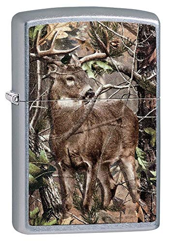 Zippo Realtree Buck Street Chrome Pocket Lighter