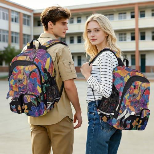 Mochilas de viaje con flores bohemias el regalo ideal para niñas 7