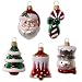 Hallmark Keepsake 2017 Symbols of the Season Premium Mini Blown Glass Christmas Ornaments, Set of 5