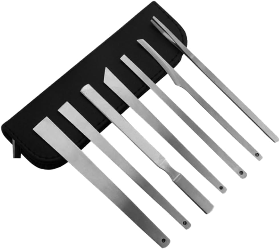 7pcs/Set Professional Pedicure Tools for Hands/feet Nail Cuticle Remover Foot Care Kit