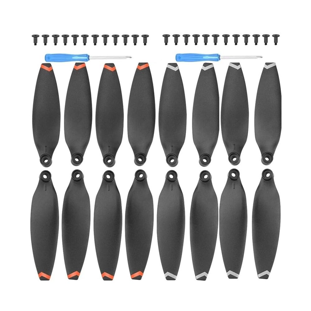 Hélices pour drone X8 Mini V2 pliantes légères de remplacement orange