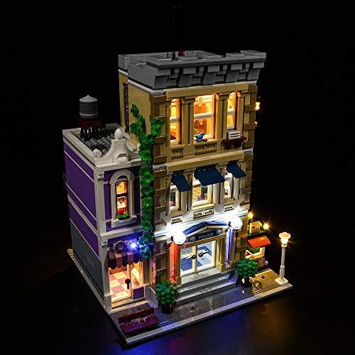 ZHLY LED Licht-Set für Lego Police Station Beleuchtung Lichtset Kompatibel Mit Lego 10278 Police Station (Lego-Modell… – Bild 4