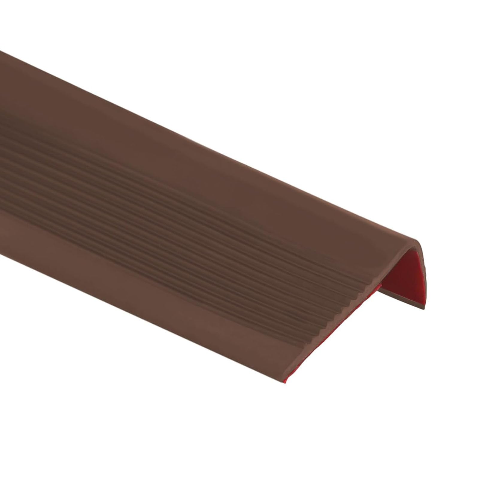 FOELANNE Self Adhesive Rubber Angle Edging, Profiled Stair Nosing -Slip Rubber L-Shaped Stair Edge or, Multiple Sizes(1M)