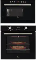 Kit Forno Elétrico Fischer Infinity Embutir 82l Com Air Fryer + Micro-ondas 25l Preto 220v