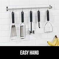 Vista 7 de GORILLA GRIP Ablandador de carne patentado de doble cara sin BPA, mango suave y cómodo, mazo de cocina resistente para filete, ternera, chuletas